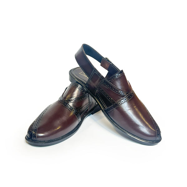 Brown Leather Pehsawari Sandal